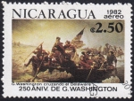 Stamps Nicaragua -  Aniv. George Washington I