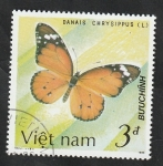 Sellos de Asia - Vietnam -  743 - Mariposa