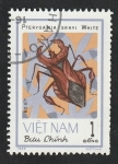 Sellos de Asia - Vietnam -  372 - Insecto