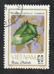 Sellos de Asia - Vietnam -  367 - Insecto