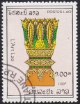 Stamps Laos -  capitel