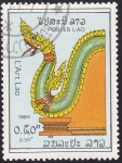 Sellos de Asia - Laos -  dragón