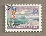 Stamps Hungary -  Lago Balatón y Badacsony