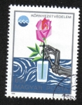 Stamps Hungary -  Rosa