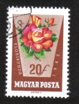 Stamps Hungary -  Rosa