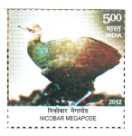 Stamps : Asia : India :  NICOBAR  MEGAPODE