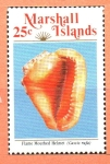 Sellos de Oceania - Islas Marshall -  TIMÓN  MONTADO  EN  LLAMAS