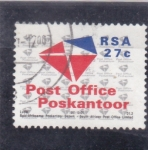 Stamps South Africa -  POSKANTOOR DE CORREOS