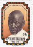 Stamps Rwanda -  75 ANIV.DE LA IGLESIA CATÓLICA EN RWANDA 