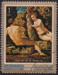 Stamps : Asia : United_Arab_Emirates :  Adán y Eva