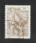 Sellos de Asia - Vietnam -  553 - Fauna, bubalus bubalis