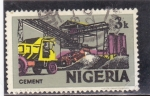 Sellos de Africa - Nigeria -  CEMENTERA 