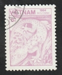 Sellos de Asia - Vietnam -  566 - Fauna, gekko gecko