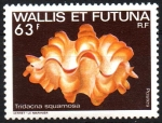 Sellos de Oceania - Wallis y Futuna -  TRIDACNA  SQUAMOSA