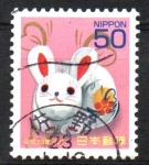 Stamps Japan -  CONEJO  DE  JUGUETE  ELABORADO  DE  PAPEL  MACHÉ