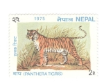 Stamps Nepal -  Tigre