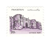 Stamps Pakistan -  Fortificaciones. Attock