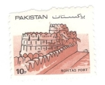 Stamps Pakistan -  Fortificaciones. Rohtas