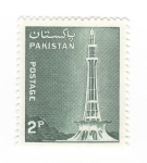 Sellos de Asia - Pakist�n -  Minarete 