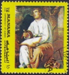 Stamps United Arab Emirates -  Apóstol Juan-Velázquez