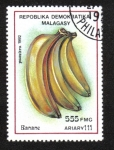 Sellos del Mundo : Africa : Madagascar : Frutas, Bananas