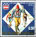 Stamps Equatorial Guinea -  XII  JUEGOS  OLÍMPICOS  DE  INVIERNO.  ESQUÍ  DE  FONDO.