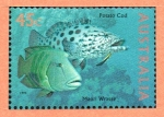 Stamps : Oceania : Australia :  VIDA  MARINA.  PEZ  MERO  DE  PAPA.