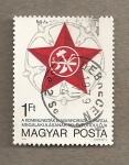 Sellos de Europa - Hungr�a -  Emblema del partido comunista
