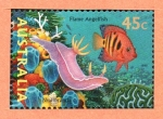 Stamps Australia -  VIDA  MARINA.  NUDRIBANQUIO  ÁNGEL  DE  LA  LLAMA.