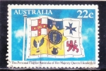 Stamps Australia -  BANDERA