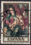 Stamps Spain -  Virgen con Jesús y Juan