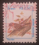 Stamps Brazil -  Animals birds