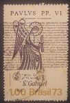 Stamps : America : Brazil :  The 1st Anniversary of the National Exhibition of Religious Philately "Saint Gabriel" - Rio de Janei