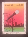 Stamps : America : Brazil :  The 50th Anniversaries of the National Radio and the Education and Culture Ministry Radio