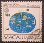 Stamps Macau -  World Communications Year - Children's Drawings