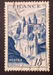 Stamps France -  Conques Abbey