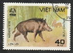 Sellos de Asia - Vietnam -  277 - Animal salvaje