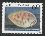 Sellos de Asia - Vietnam -  379 - Pez plano
