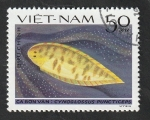Sellos de Asia - Vietnam -  378 - Pez plano