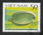 Stamps Vietnam -  377 - Pez plano