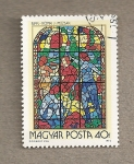 Stamps Hungary -  Vidrieras siglos XIX-XX