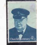 Stamps United Kingdom -  CHURCHILL -CENTENARIO