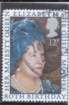 Stamps United Kingdom -  REINA ISABEL II