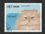 Sellos de Asia - Vietnam -  687 - Gato de raza
