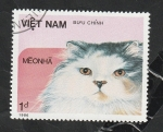 Sellos de Asia - Vietnam -  684 - Gato de raza