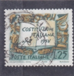 Sellos de Europa - Italia -  CONSTITUCIÓN ITALIANA 