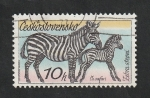 Stamps Czechoslovakia -  2181 - Cebras