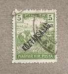 Stamps Hungary -  Cosechando