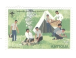 Stamps Antigua and Barbuda -  Congreso Boy Scout del Caribe