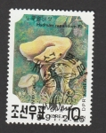 Stamps North Korea -  seta Hydnum repandum